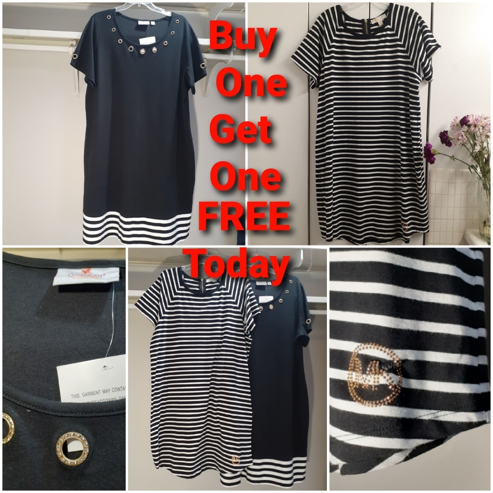 🔥BOGO Flash Sale🔥 Michael Kors Stud Logo Dress + NWT Black & Bling Dress